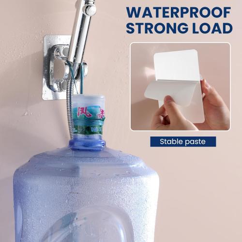Hand held Shower Head Holder-Relocatable Handheld Showerhead Holder, Suitable for Installation On Smooth Surfaces