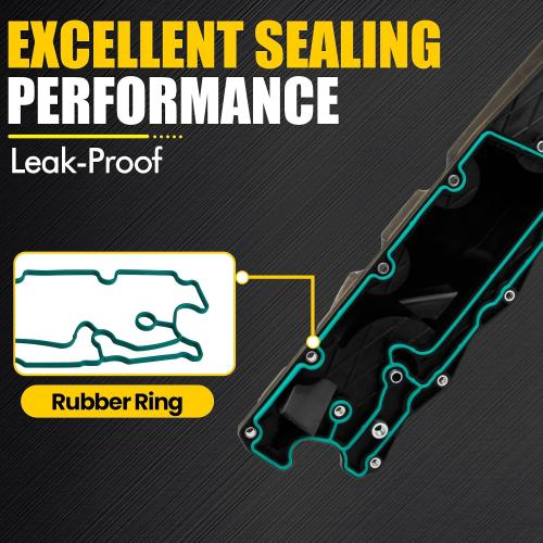 Valve Cover Compatible with 2011-2016 Volvo S60 S80 2010-2016 XC60 2009-2015 XC70 2015-2016 V60 3.0L OE 30757664 30788442 30788484 31319643 264-933
