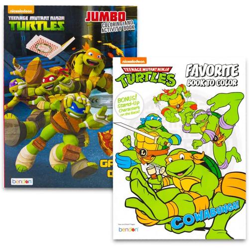 Teenage Mutant Ninja Turtles Coloring and Activity Book Set With Stickers