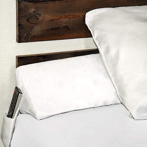 SnugStop The Original Bed Wedge | Gap Filler Between Your Headboard and Mattress | Triangle Pillow Wedge | Headboard Gap Filler | Anti-Slip Mattress | Don't Lose Your Pillow (Queen)