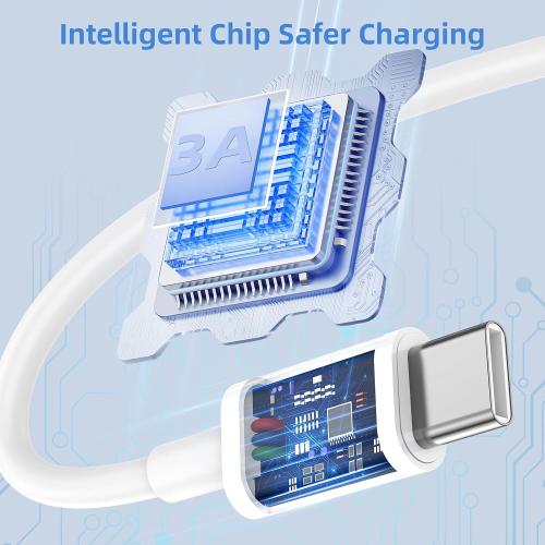 2Pack 6FT USB to USB C Cable for iPhone 17 16 15 Charger Cord, for Apple 17 16 15 Pro/Pro Max/Plus Type C Cord, for iPad Pro 12.9/11, Air 5th/4th Gen, Car Charger Carplay Charging Cable