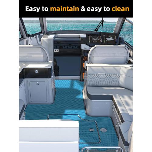 FOCEAN Boat Flooring EVA Foam Boat Decking Camo Marine Flooring Self-Adhesive Marine Mat for Motorboat RV Yacht Kayak 94.5 x 47.2/23.6/15.7