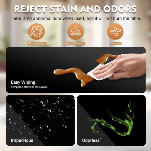 Size 32x18  Large Electric Warming Tray(32x18 inch),Commercial Metal Food Warmer with Thermostat and Full Surface Heating, Food Warming Mat with 8 Temperature Modes for Parties Buffet,Catering Hot Plate