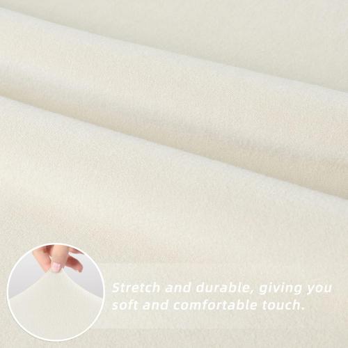 Easy-Going Stretch Dining Room Chair Slipcovers  Ivory | Wasbable Parsons Dining Chair Covers for Dining Room, Ceremony, Banquet