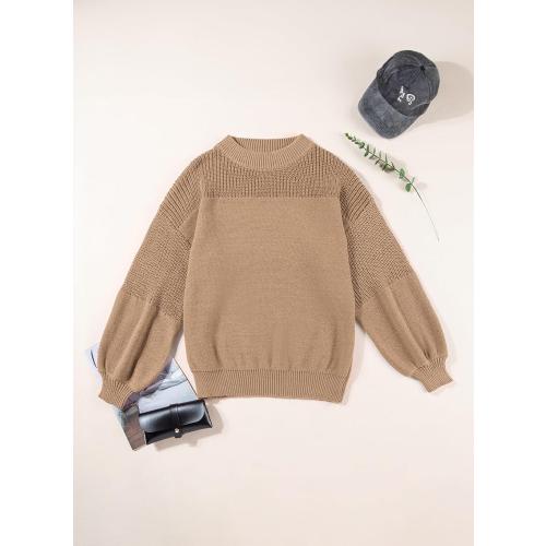 Size S Dokotoo Women's Casual Long Sleeve Sweaters Loose Crewneck Knit Solid Pullover Sweater Jumper Tops