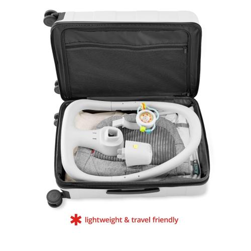 Skip Hop Baby Ergonomic Activity Floor Seat for Upright Sitting Lightweight and Travel-Friendly Silver Lining Cloud Grey Age 0