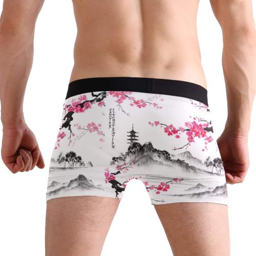 Men's Novelty Boxer Briefs Stretchy Underwear Breathable Underpants Shorts S-XL