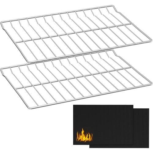 UPGRADE WB48T10095 Oven Rack Replacement For GE profile Oven Racks Stove Rack,304 Stainless Steel Stove Wire Rack Ge Oven Replacement Shelves