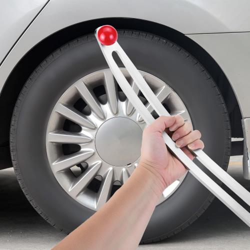 ‼️may be missing or broken pieces also with scratches ‼️QWORK Car Dent Removal Tool Kit, Stainless Steel Auto Fender Repair Puller, Crowbar Tools Hook Rods, Lifter Big Curved Rod, with Curved Rods, Rubber Mallet, and Hooks