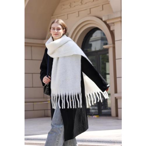 Wander Agio Winter Warm Scarf Long Pashmina Extra Large Shawls and Wraps for Women Large Blanket Scarves Solid