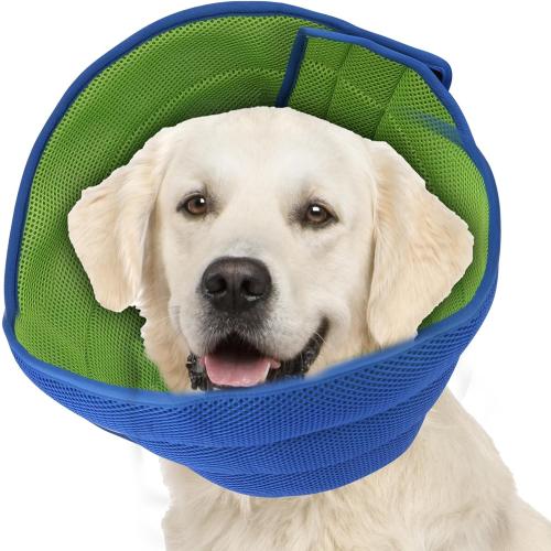Soft Dog Cone Collar Alternative to Stop Licking, Comfy E Cones for Large Medium Dogs After Surgery, Comfortable Elizabethan Recovery Head Ecollars of Shame, XL Pet Neuter Neck Collars Anti Licking