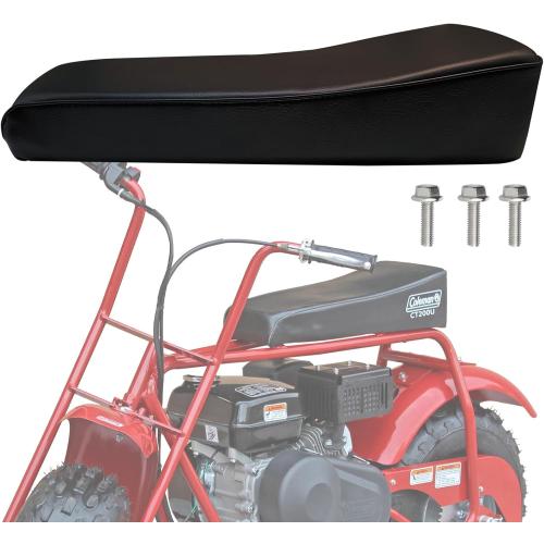 QYMOTO 19 CT200U Seat, Upgraded Coleman CT200U Mini Bike Seat 200cc Powersports Seats,Replacement Bike Seat Cusion Pad Parts Minibike Accessories