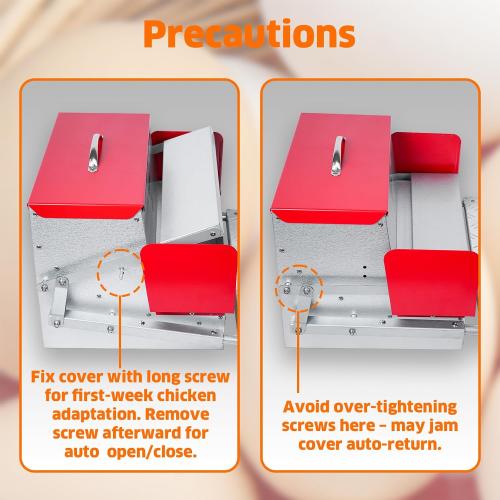 Feeders Automatic Chicken Feeder - Large Capacity for 6-12 Chickens, Lasts 10 Days (25lb Feed), Durable Galvanized Steel, Rat-Proof, No-Spill, Weatherproof Lid