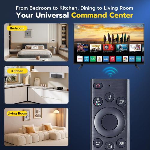 for Samsung TV Remote Replacement for Smart TV with Voice Control - Compatible with Samsung TV 2015-2025 Models - Voice Command