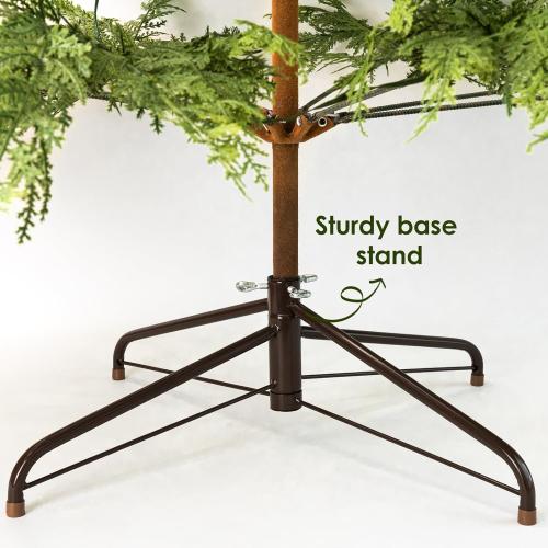 Christmas Tree - Christmas Decorations - 9 Ft Pre-Lit Twinkle Artificial Christmas Cypress Tree with 430 LED Lights- Xmas Holiday Decor for Indoor Home Party Living Room Office Decoration