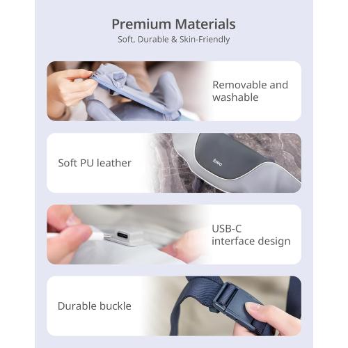 Cordless Shiatsu Neck and Back Massager with Heat, 10 Mins x 12 Uses, 3 Massage Modes & 2 Intensity Levels, 3D Kneading Deep Tissue for Pain Relief, Voice Prompt & Smart Memory, Relax for Women, Men