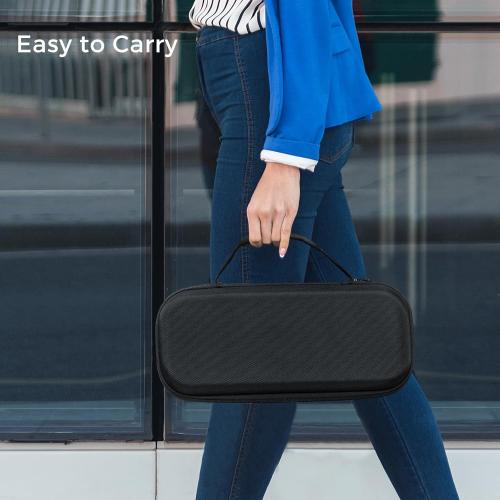 CoBak Hard Carrying Shell Case for PlayStation Portal Remote Player - with 2 Screen Protector, 1 Grip Case, 4 Thumb Grip Caps, Hard Outer Cover for PS5 Portal, Black