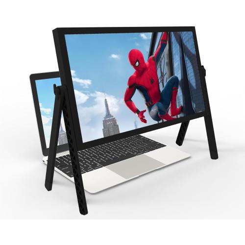 Size 21 inch Screen Magnifier for Laptop ，3D HD Screen Expanders for Movies, Videos, and Gaming, Screen Magnifier with Adjustable Angle Design Amplifier Desktop Magnifying for Seniors Reading (Black)