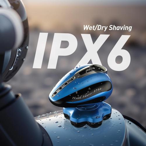 Electric Head Shaver for Bald Men PRO,2025 Upgraded 7D Magnetic Detachable Head Shaver,IPX7 Waterproof Wet/Dry,Type-C Fast Charging with LED Display,Grooming Kit,Travel Lock,Green