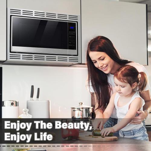 Microwave oven trim kit Strong magnets design : There are strong magnets placed inside the four corners of the door frame,Easy to install For Panasonic Microwave Oven.Installation Tools Needed Measuring tape, pencil, Phillips screwdriver, Ø 2 (5 /64) mm