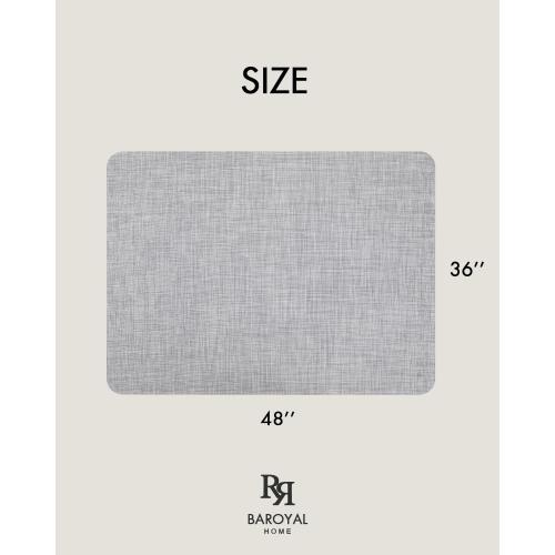Office Chair Mat for Hardwood Floor Under Desk Computer Rolling Chair Mat for Wood/Tile Floor Non-Slip Heavy Duty Desk Rug PVC Plastic Hard Floor Protector 36 x 48 (Mist)
