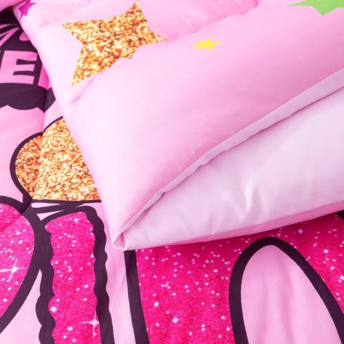 Black Girl Comforter Sets Twin,Black Girl Magic Bedding Set,African American Comforter Set for Kids Toddler,Cute Afro Melanin Princess Bed Set