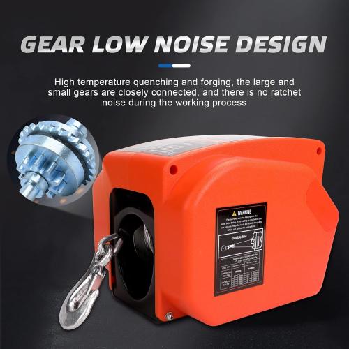 Electric Boat Winch, Reversible Electric Trailer Winch 12V DC, Power-in, Power-out and Freewheel Operations for Boats 2000 lbs with Wireless Remote Control and Hand Crank