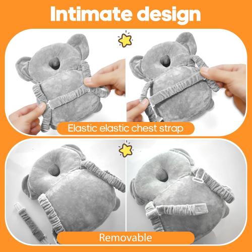 Baby Fall Back Head Protector - Baby Head Protector Backpack for Crawling Walking Gifts - Adjustable Toddlers Head Safety Pad Cushion