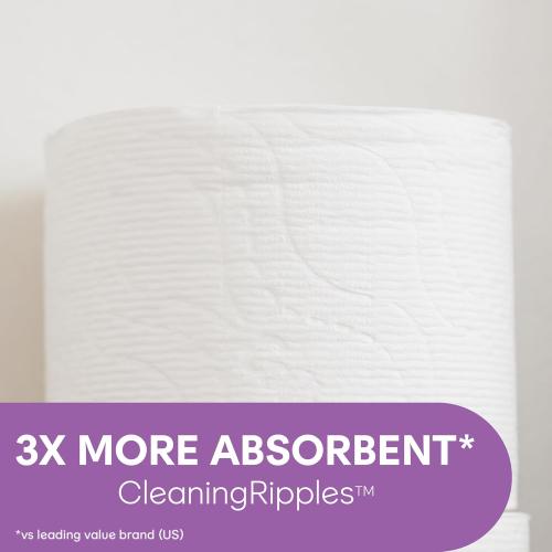 Cottonelle Ultra Comfort Toilet Paper with Cushiony CleaningRipples Texture, Strong Bath Tissue, 24 Family Mega Rolls = 108 Regular Rolls (4 Packs of 6)