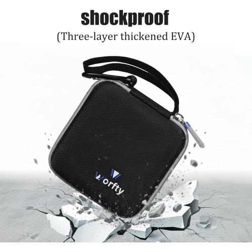 Case for Logitech Mevo Start Wireless Live Streaming Camera, Camera Storage Box for Logitech Mevo Start Carrying Bag (Case Only) (Black-Grey)