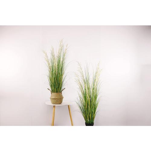 AfanD Artificial Plant, 47in Tall, 2pk Grass, Faux House Plant in Pot, Indoor Decorative Flowers & Plants, Housewarming Gift