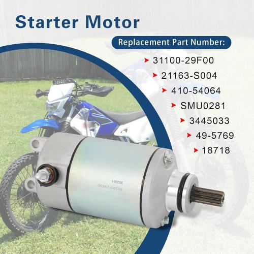 Starter Replacement for Suzuki Kawasaki Quadsport ATV LT-Z400 LTZ400