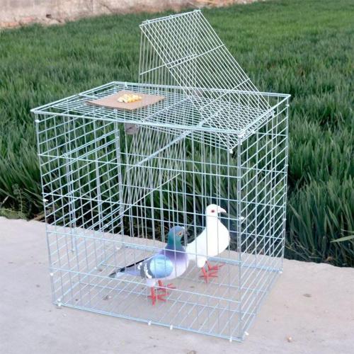 Pigeon Cage, Household Automatic Sky Falling Bird Container Rotating Flip Board Outdoor, Breeding Farm Specific Pigeon Coop,Pigeon Trap with Escape.