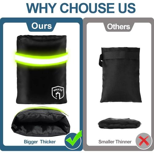Outdoor Faucet Cover for Winter Freeze Protection,7.8 H x 6.2 W,Spigot Covers Winter Insulated,Faucet Cover Socks for Winter,Thickened AntiFrozen Waterproof Hose Bib Covers,Set of 2(Black)