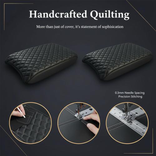 Center Console Cover for 2023 2024 2025 Honda Pilot, 2024 2025 Honda Ridgeline, 2024 2025 2026 Honda Passport Customized Armrest Cover Leather Interior Accessories