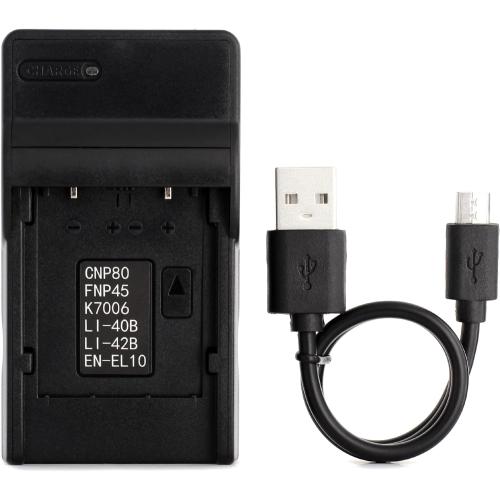 Norifon NP-45 USB Charger for Fujifilm FinePix JX250, JX400, J38, J10, J20, JX520, JX580, JX300, JX680, JX370, JV200, JV100, JZ250, JZ100, JZ300, T550, T200, T350, T310, XP60 Camera and More