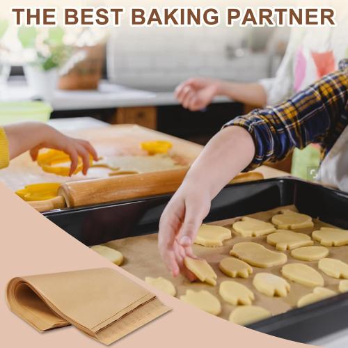 Hovico 130PCS Parchment Paper Baking Sheets, 9x13 Inch, Precut Non-Stick Parchment Sheets for Baking, Grilling, Air Fryer, Steaming, and More (Unbleached) - Perfect for BBQ, Picnic, Festival, Bread
