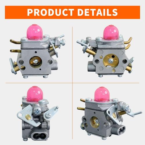 Ruixing OEM 531127910 Carburetor for Husqvarna 130L 330LK 130C Gas String Trimmer, Straight Shaft Gas Weed Eater 28cc 2-Cycle engine