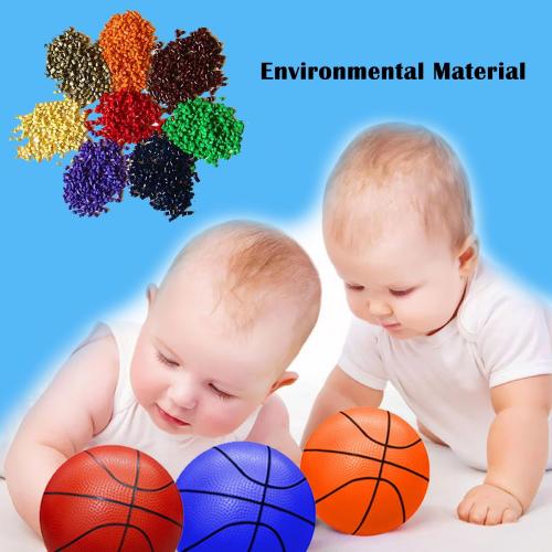 ABAJI Mini Basketballs Orange 2 Pack 5 Set with Pump Needle Durable Material for Mini Hoop 3  Years Toddlers Kids Teenagers for Pool Indoors Outdoors