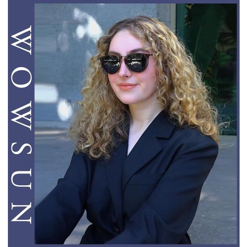 WOWSUN Retro Polarized Sunglasses Womens 2026 Trendy Round Classic Glasses