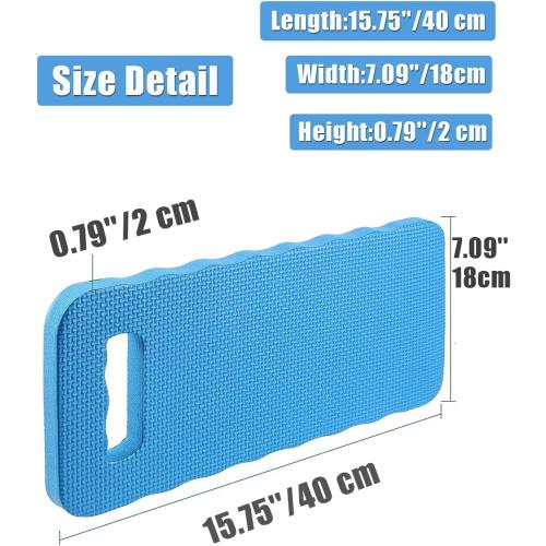 YWSHF 2 PCS Garden Kneeling Pad,Knee Mat Waterproof Foam Knee Pads for Gardening,Cleaning,Baby Bath,Yoga,Praying and Exercise 15.745'' x 7.09'' x 0.79''