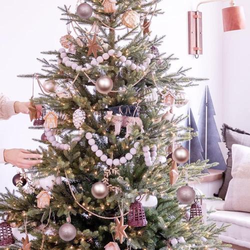 2.36 Christmas Ball Ornaments Shatterproof Pink Ornaments Set - 30 pcs for Christmas Tree, Halloween, Wedding & Party Decoration