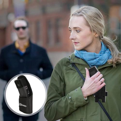 Self-Defense Heavy Duty Stun Gun for Men & Women,15 Foot Range,1.80 µC Painful Charge,LED Flashlight,Safety Switch