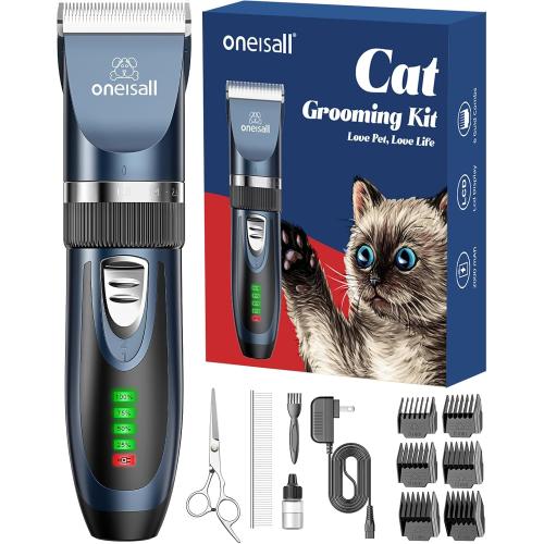 oneisall Quiet Cat Clippers for Matted Hair & Long Hair, Cat Shaver