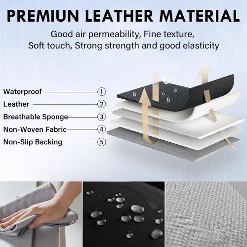 Color Purple Car Seat Covers Full Set, Seat Covers for Cars, Car Seat Covers Front Seats and Back Car Seat Protector Waterproof, Leather Car Seat Cushion Universal Fit for Most Cars Purple