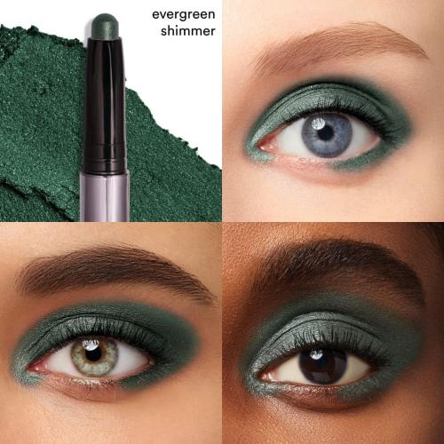 Julep Eyeshadow 101 Cream-to-Powder Waterproof Eyeshadow Stick – Evergreen Shimmer – Long-Lasting, Buildable, Crease-Proof, Cruelty Free, Shimmer Finish with Built-In Smudger