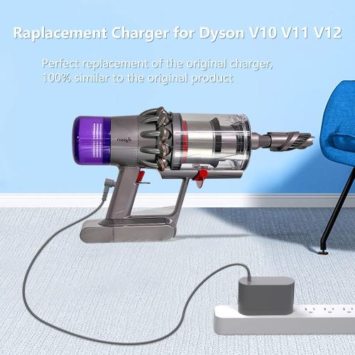 30.45V Replacement for Dyson Vacuum Charger for Dyson V10 V11 V12 V15 SV12 SV14 SV16 SV20 SV22 Absolute Animal Motorhead Cordless Vacuum Power Supply【6Ft ETL Listed,Please Check Port 4.8 * 1.7mm】