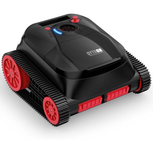 NIXBOT QP5 Robotic Pool Cleaner, Cordless Pool Vacuum for Inground Pools, Dual-Motor Turbine System, Robotic Pool Vacuum for Above Ground Pools with Wall Climing and Navigation Technology