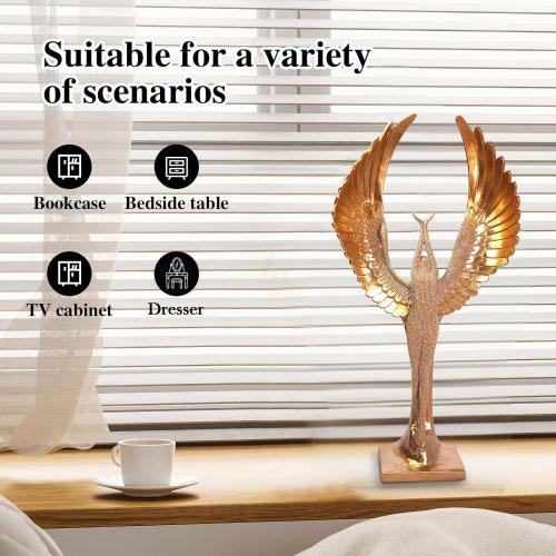 Dancing Angel Statue Home Decor - 18.7 Inch Angel Figurine Exquisite Craftsmanship - Elegant Pose Intricate Wing Design –Female Friends Ideal Gift Choice