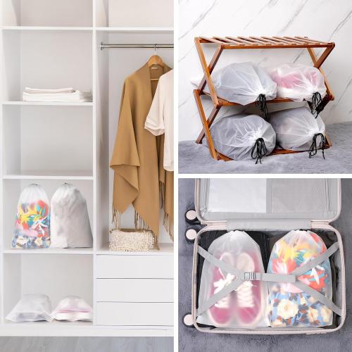 23 Pack Shoe Bags for Travel, 11.8 x 15.7 Waterproof Travel Shoe Bags for Packing,Large Travel Bag for Shoes, Storage Bags Travel Essentials Men for and Women